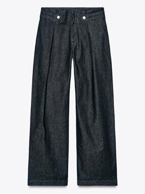 ZARA WIDE LEG PAPERBAG PANTS